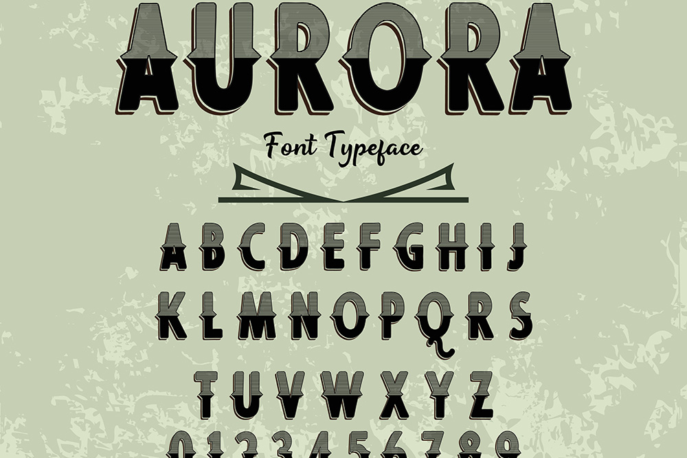 aurora-font