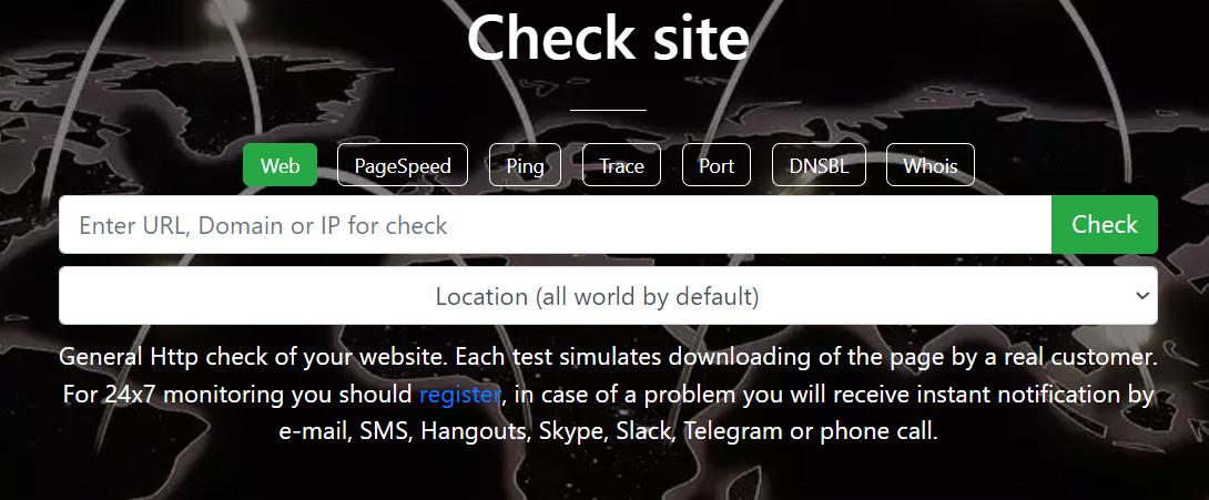 cara mengecek website down 4